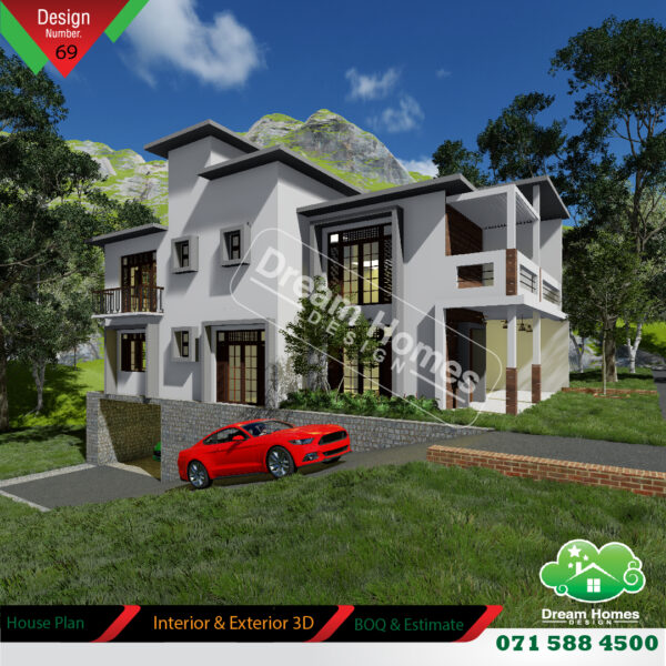 5 bed room house plan