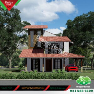 3 bed room house plan