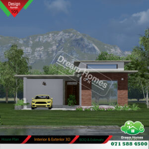 2 bed room house plan