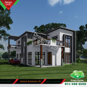 5 bed room house plan